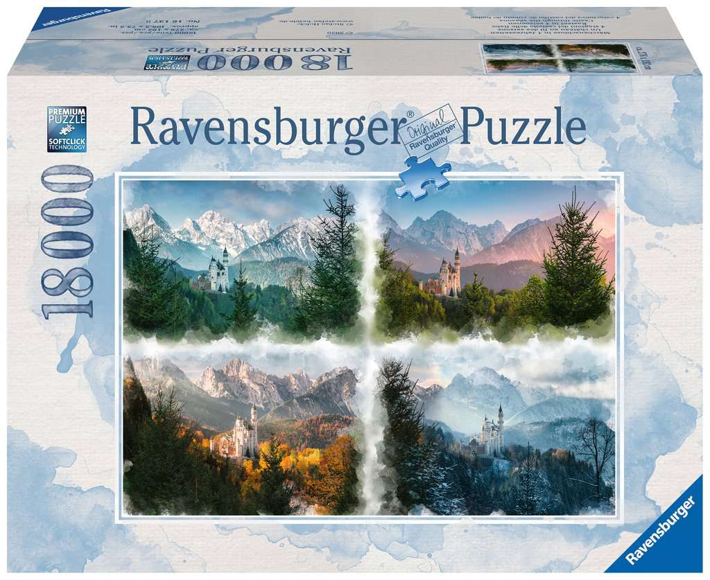 Ravensburger Castle Through The Seasons 18000 Piece Puzzle image 0